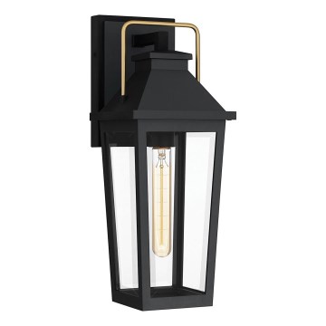Quoizel - Iluminação de parede exterior BUCKLEY 1xE27/40W/230V IP44 preto