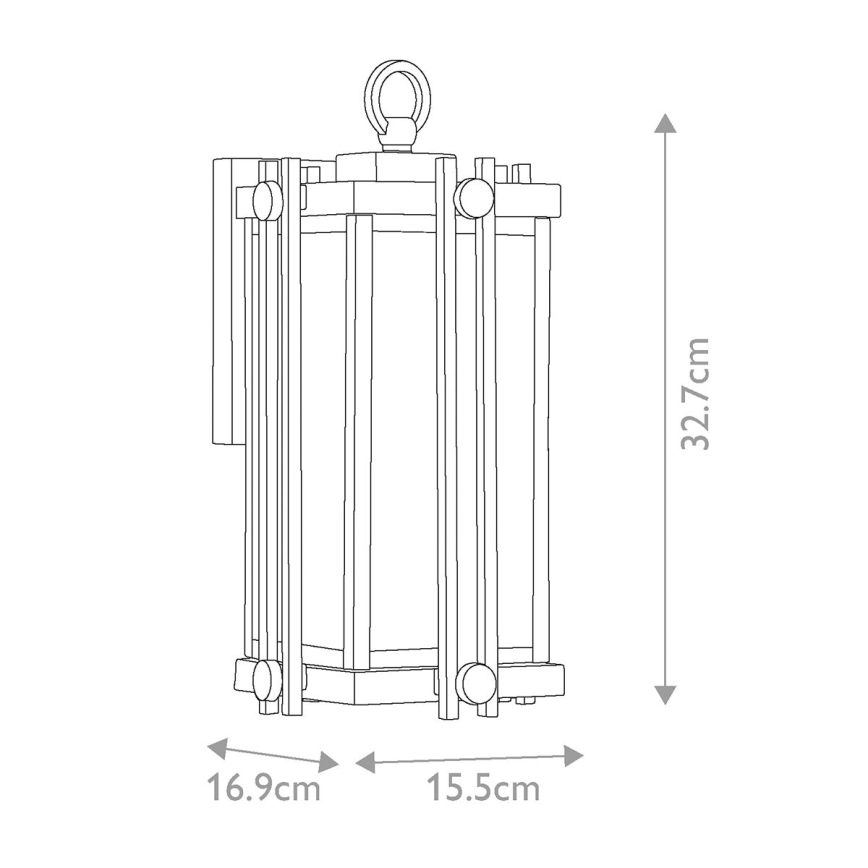 Quoizel - Iluminação de parede exterior GOLDENROD 1xE27/100W/230V IP44