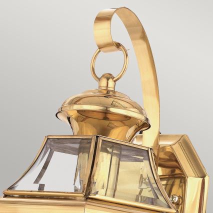 Quoizel - Iluminação de parede exterior MARINE 1xE27/150W/230V IP44 dourado