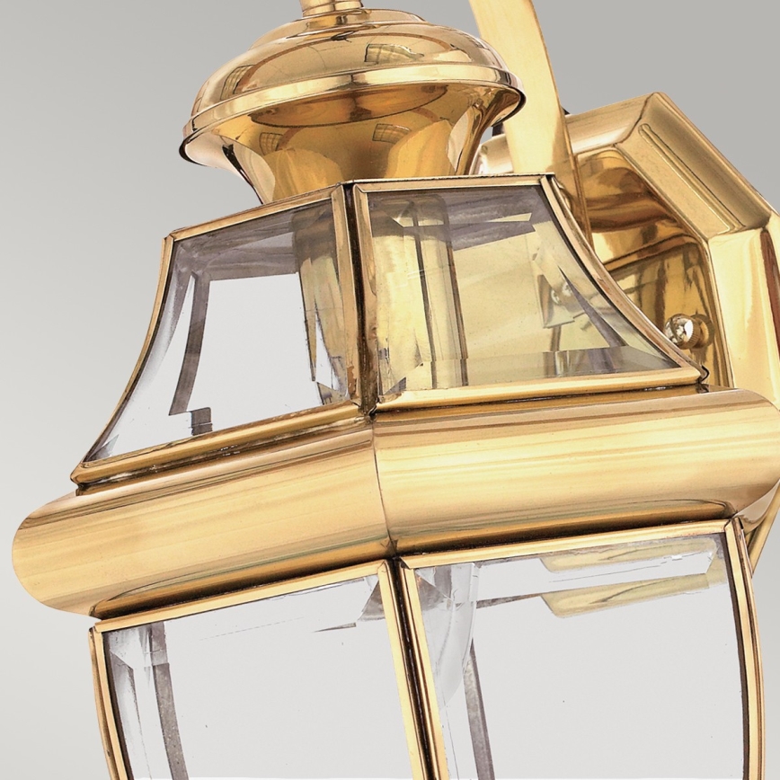 Quoizel - Iluminação de parede exterior MARINE 1xE27/150W/230V IP44 dourado