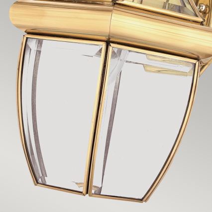 Quoizel - Iluminação de parede exterior MARINE 1xE27/150W/230V IP44 dourado