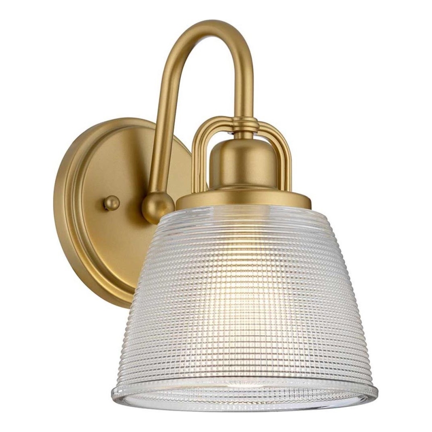 Quoizel - Iluminação de parede para casa de banho LED DUBLIN 1xG9/3W/230V IP44 dourado