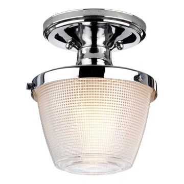 Quoizel - Iluminação de teto para casa de banho DUBLIN 1xE27/40W/230V IP44 cromado brilhante