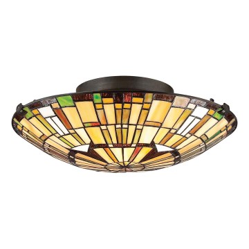 Quoizel - Iluminação de teto REED 2xE27/60W/230V diâmetro 42 cm