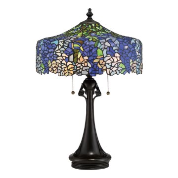 Quoizel - Lâmpada de mesa COBALT 3xE27/60W/230V