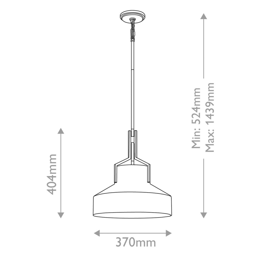 Quoizel - Lustre de haste BRECKEN 2xE27/60W/230V preto/decoração em mármore