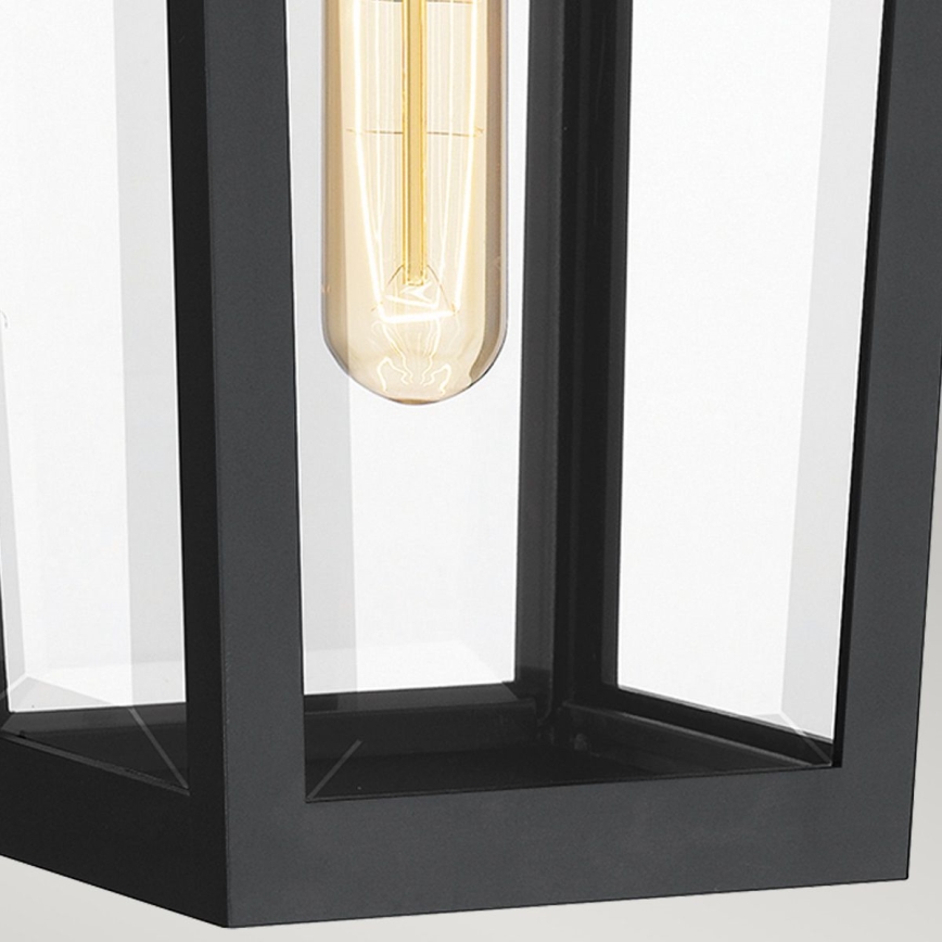 Quoizel - Iluminação de parede exterior BUCKLEY 1xE27/40W/230V IP44 preto