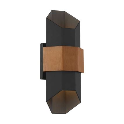 Quoizel - Iluminação de parede exterior LED CHASM 2xLED/5,5W/230V IP44