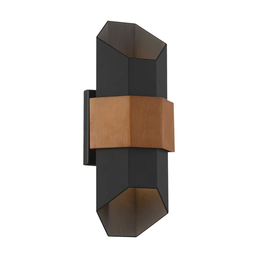 Quoizel - Iluminação de parede exterior LED CHASM 2xLED/5,5W/230V IP44
