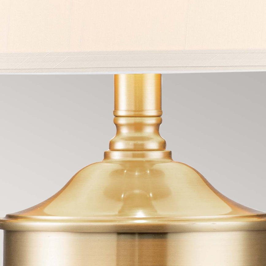 Quoizel - Candeeiro de mesa DENNISON 1xE27/60W/230V dourado