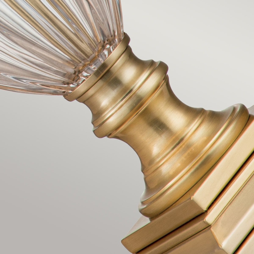 Quoizel - Candeeiro de mesa DENNISON 1xE27/60W/230V dourado