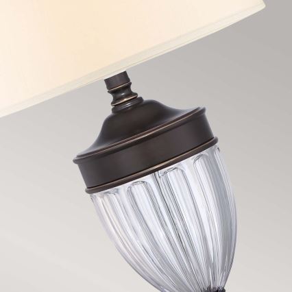 Quoizel - Candeeiro de mesa DENNISON 1xE27/60W/230V bronze