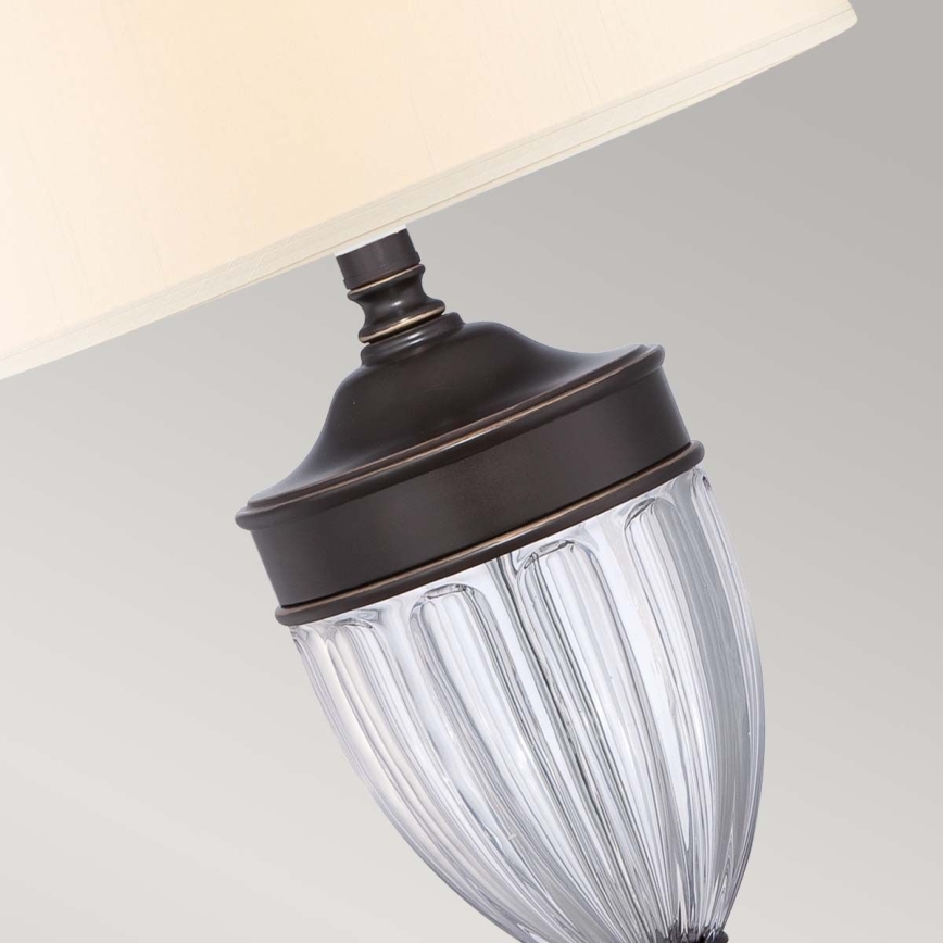 Quoizel - Candeeiro de mesa DENNISON 1xE27/60W/230V bronze