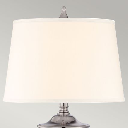 Quoizel - Candeeiro de mesa DENNISON 1xE27/60W/230V cromado brilhante