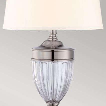 Quoizel - Candeeiro de mesa DENNISON 1xE27/60W/230V cromado brilhante