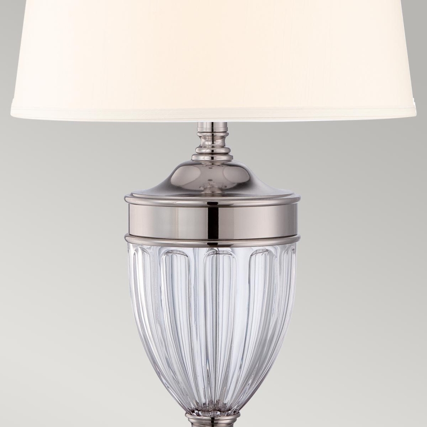Quoizel - Candeeiro de mesa DENNISON 1xE27/60W/230V cromado brilhante