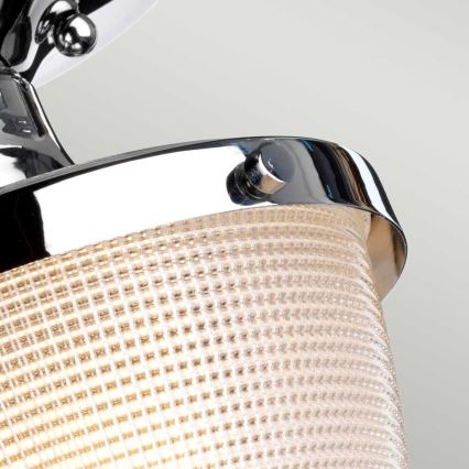 Quoizel - Iluminação de teto para casa de banho DUBLIN 1xE27/40W/230V IP44 cromado brilhante