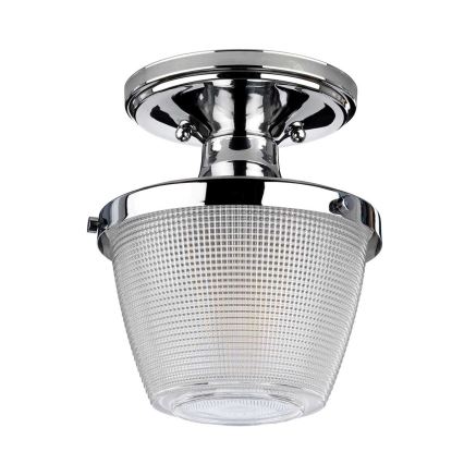 Quoizel - Iluminação de teto para casa de banho DUBLIN 1xE27/40W/230V IP44 cromado brilhante