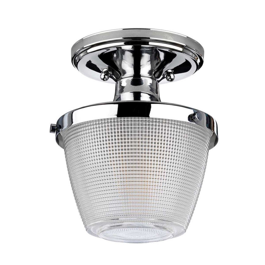 Quoizel - Iluminação de teto para casa de banho DUBLIN 1xE27/40W/230V IP44 cromado brilhante