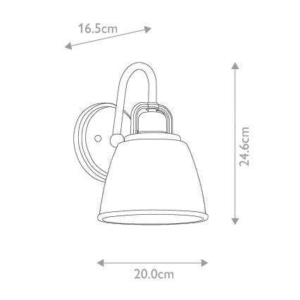 Quoizel - Iluminação de parede para casa de banho LED DUBLIN 1xG9/3W/230V IP44 cromado brilhante