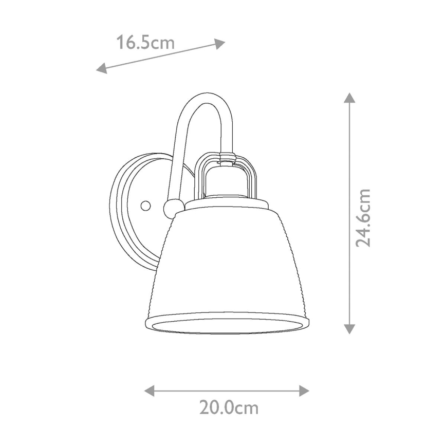 Quoizel - Iluminação de parede para casa de banho LED DUBLIN 1xG9/3W/230V IP44 cromado brilhante