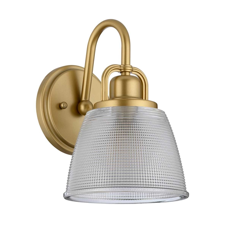 Quoizel - Iluminação de parede para casa de banho LED DUBLIN 1xG9/3W/230V IP44 dourado