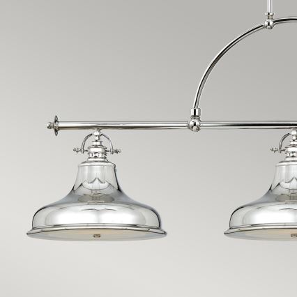 Quoizel - Candeeiro suspenso EMERY 3xE27/100W/230V cromado brilhante