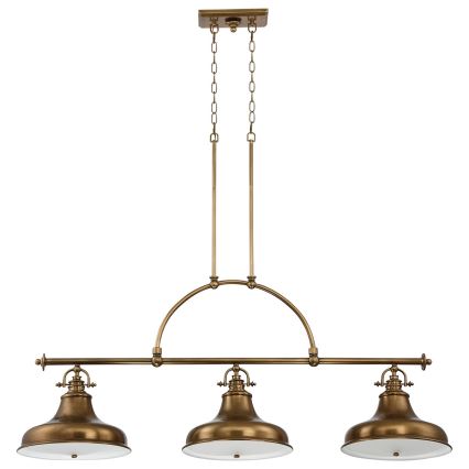 Quoizel - Candelabro suspenso EMERY 3xE27/100W/230V latão