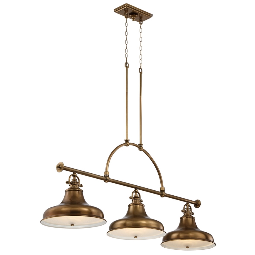 Quoizel - Candelabro suspenso EMERY 3xE27/100W/230V latão