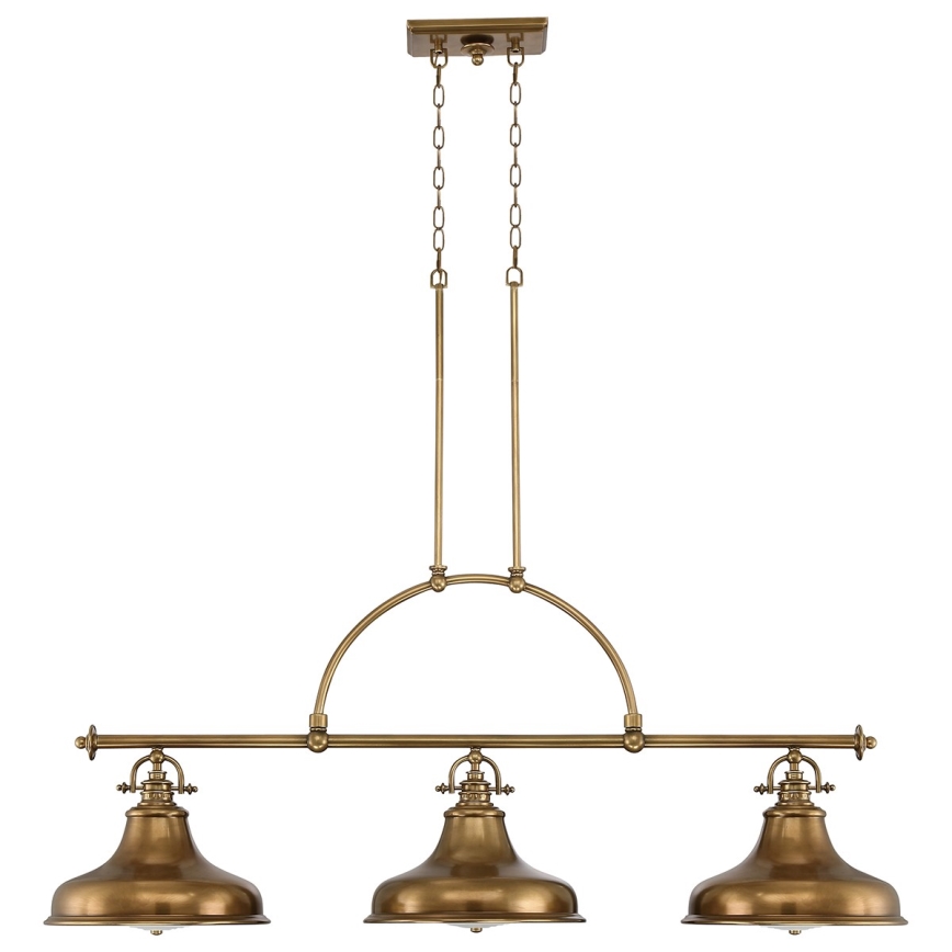Quoizel - Candelabro suspenso EMERY 3xE27/100W/230V latão