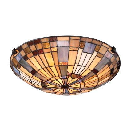 Quoizel - Iluminação de teto INGLENOOK 2xE27/60W/230V diâmetro 40,7 cm