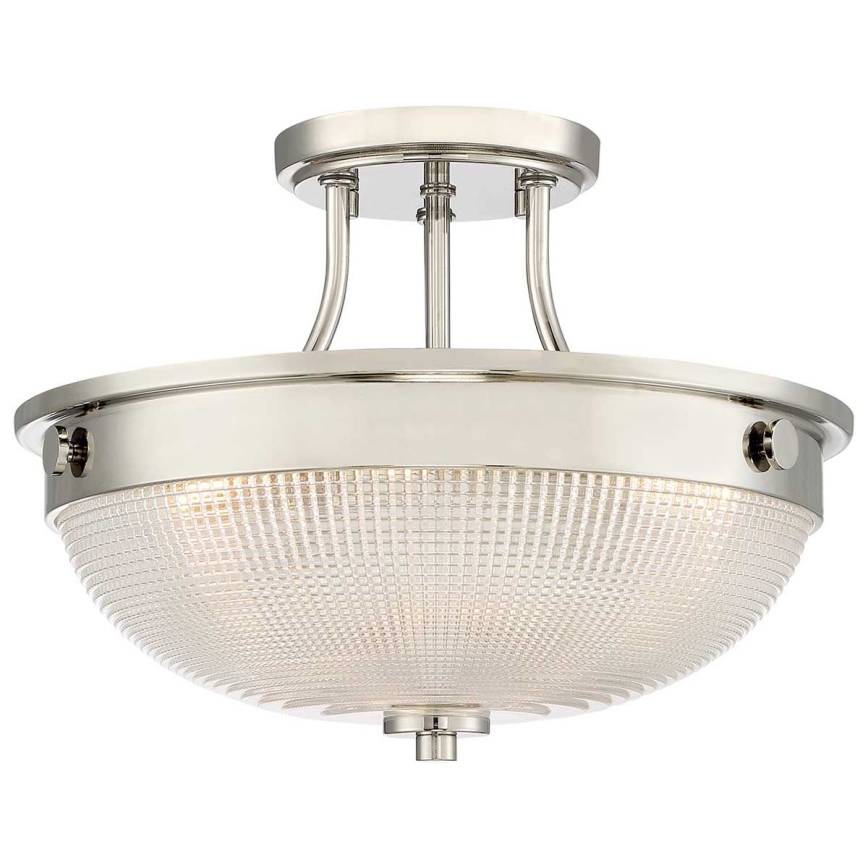 Quoizel - Candeeiro integrado MANTLE 2xE27/60W/230V cromado brilhante