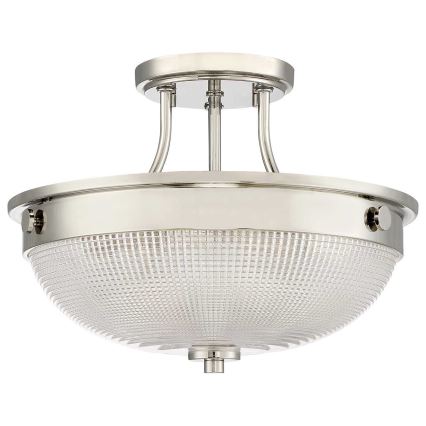Quoizel - Candeeiro integrado MANTLE 2xE27/60W/230V cromado brilhante