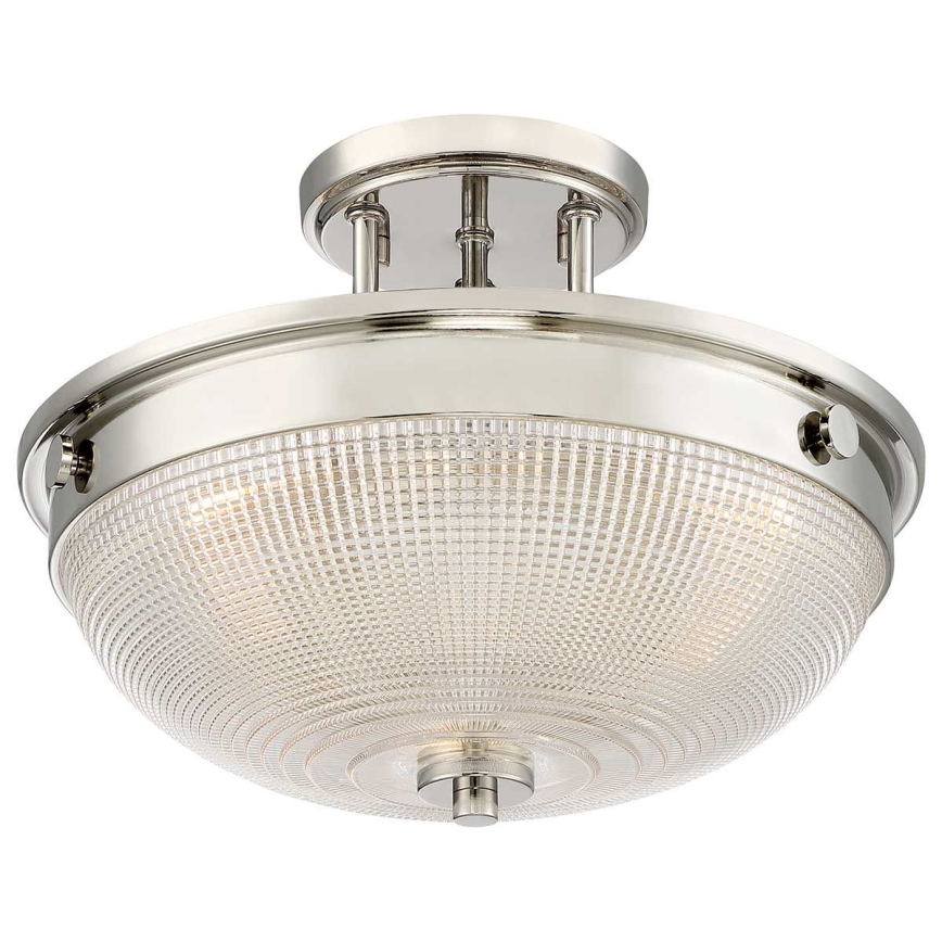 Quoizel - Candeeiro integrado MANTLE 2xE27/60W/230V cromado brilhante