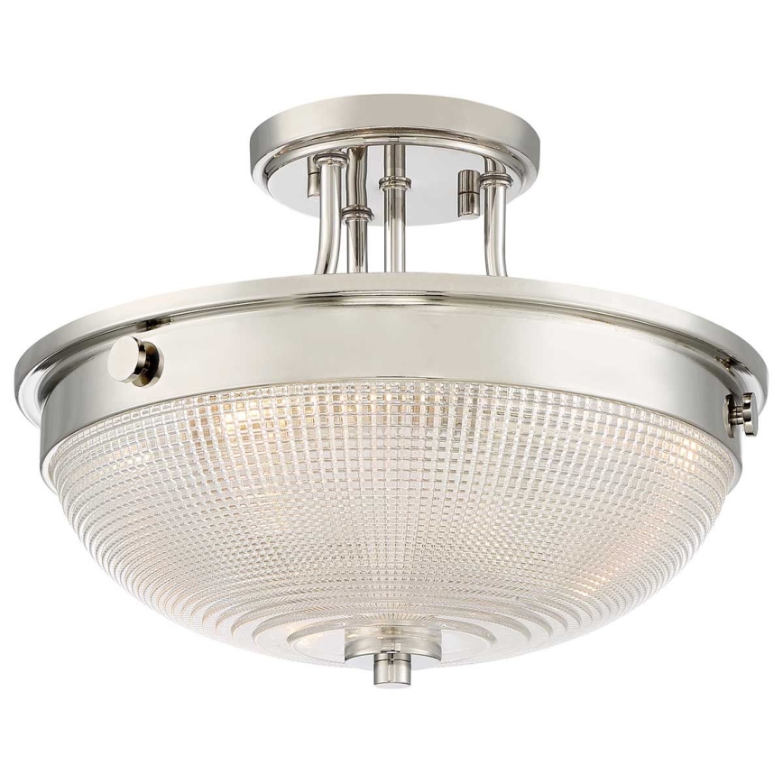 Quoizel - Candeeiro integrado MANTLE 2xE27/60W/230V cromado brilhante