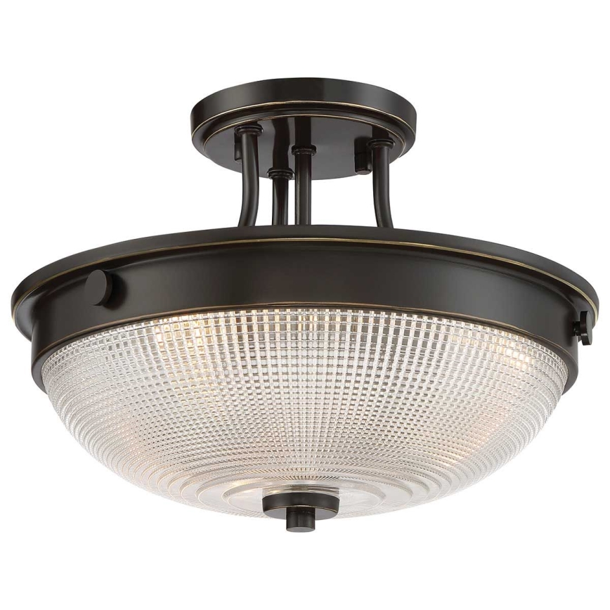 Quoizel - Candeeiro integrado MANTLE 2xE27/60W/230V bronze