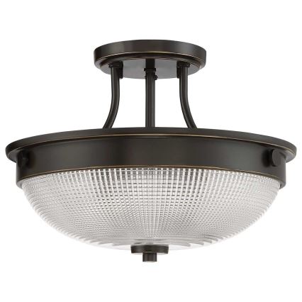 Quoizel - Candeeiro integrado MANTLE 2xE27/60W/230V bronze