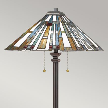 Quoizel - Candeeiro de chão MAYBECK 2xE27/60W/230V