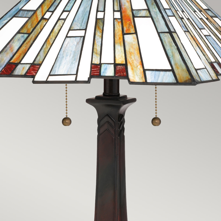Quoizel - Candeeiro de mesa MAYBECK 2xE27/60W/230V
