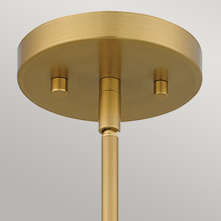 Quoizel - Candeeiro suspenso MEJIA 1xE27/60W/230V diâmetro 35,6 cm latão