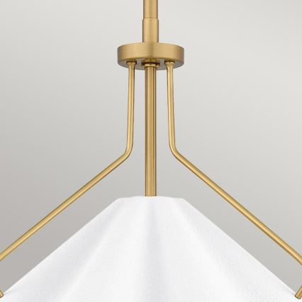 Quoizel - Candeeiro suspenso MEJIA 1xE27/60W/230V diâmetro 35,6 cm latão