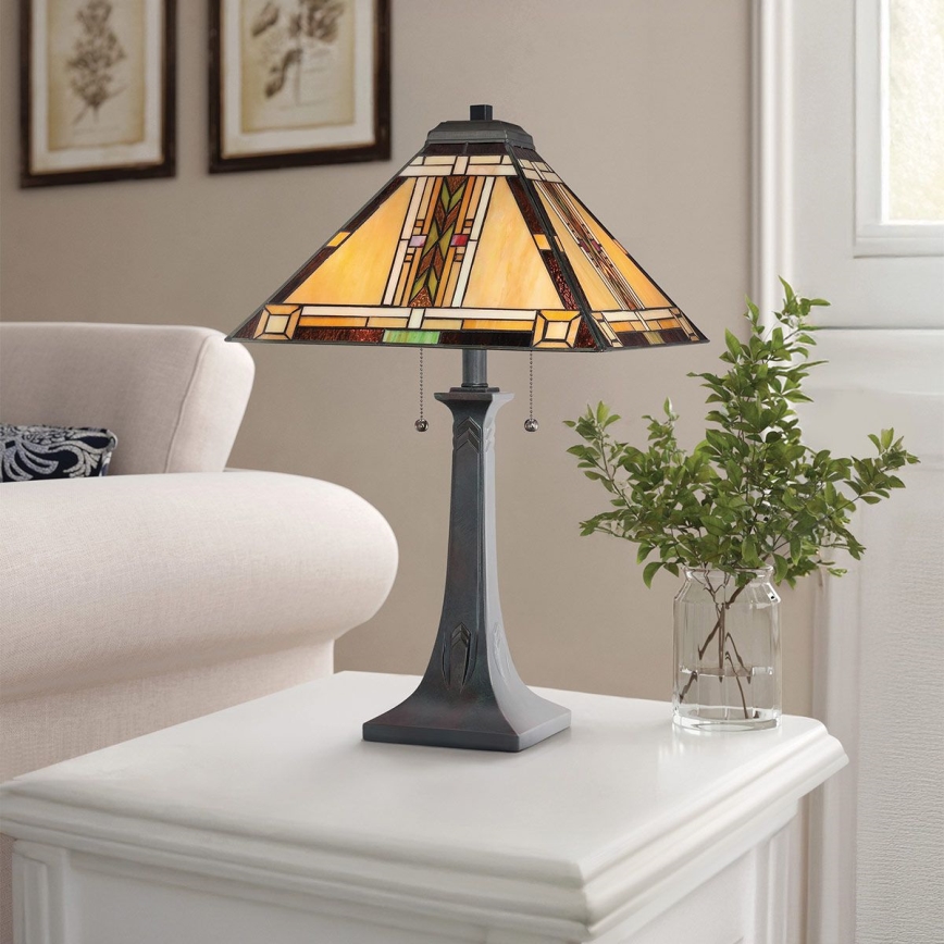 Quoizel - Candeeiro de mesa NAVAJO 2xE27/60W/230V