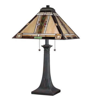 Quoizel - Candeeiro de mesa NAVAJO 2xE27/60W/230V