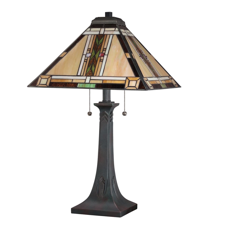 Quoizel - Candeeiro de mesa NAVAJO 2xE27/60W/230V