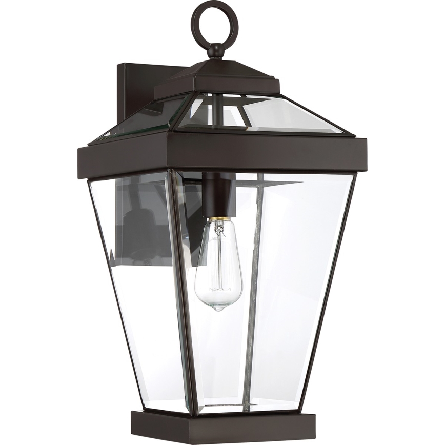 Quoizel - Iluminação de parede exterior RAVINE 1xE27/60W/230V IP44 castanho