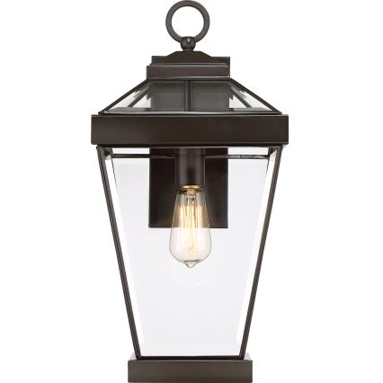 Quoizel - Iluminação de parede exterior RAVINE 1xE27/60W/230V IP44 castanho