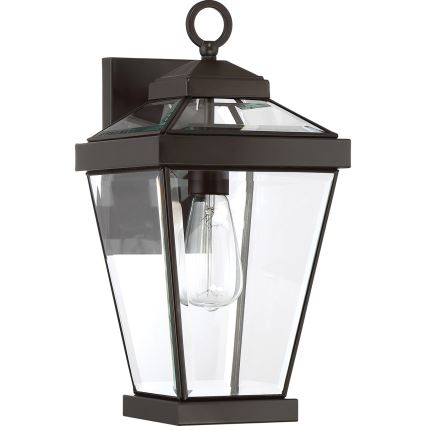 Quoizel - Iluminação de parede exterior RAVINE 1xE27/60W/230V IP44 castanho