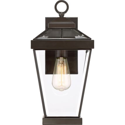 Quoizel - Iluminação de parede exterior RAVINE 1xE27/60W/230V IP44 castanho
