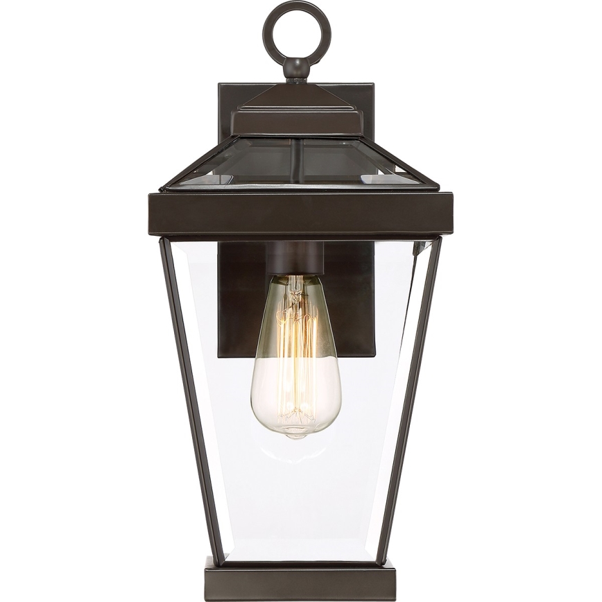 Quoizel - Iluminação de parede exterior RAVINE 1xE27/60W/230V IP44 castanho