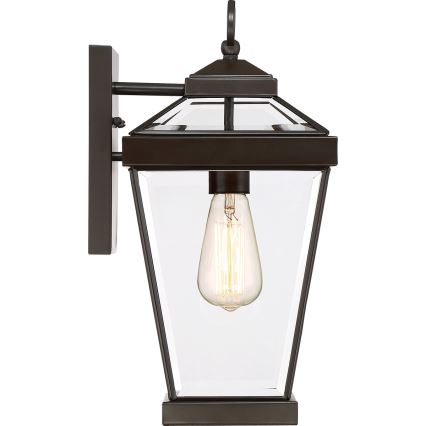 Quoizel - Iluminação de parede exterior RAVINE 1xE27/60W/230V IP44 castanho
